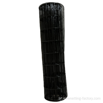 PVC شبكة سلك سوداء سوداء للأقفاص الحيوانية